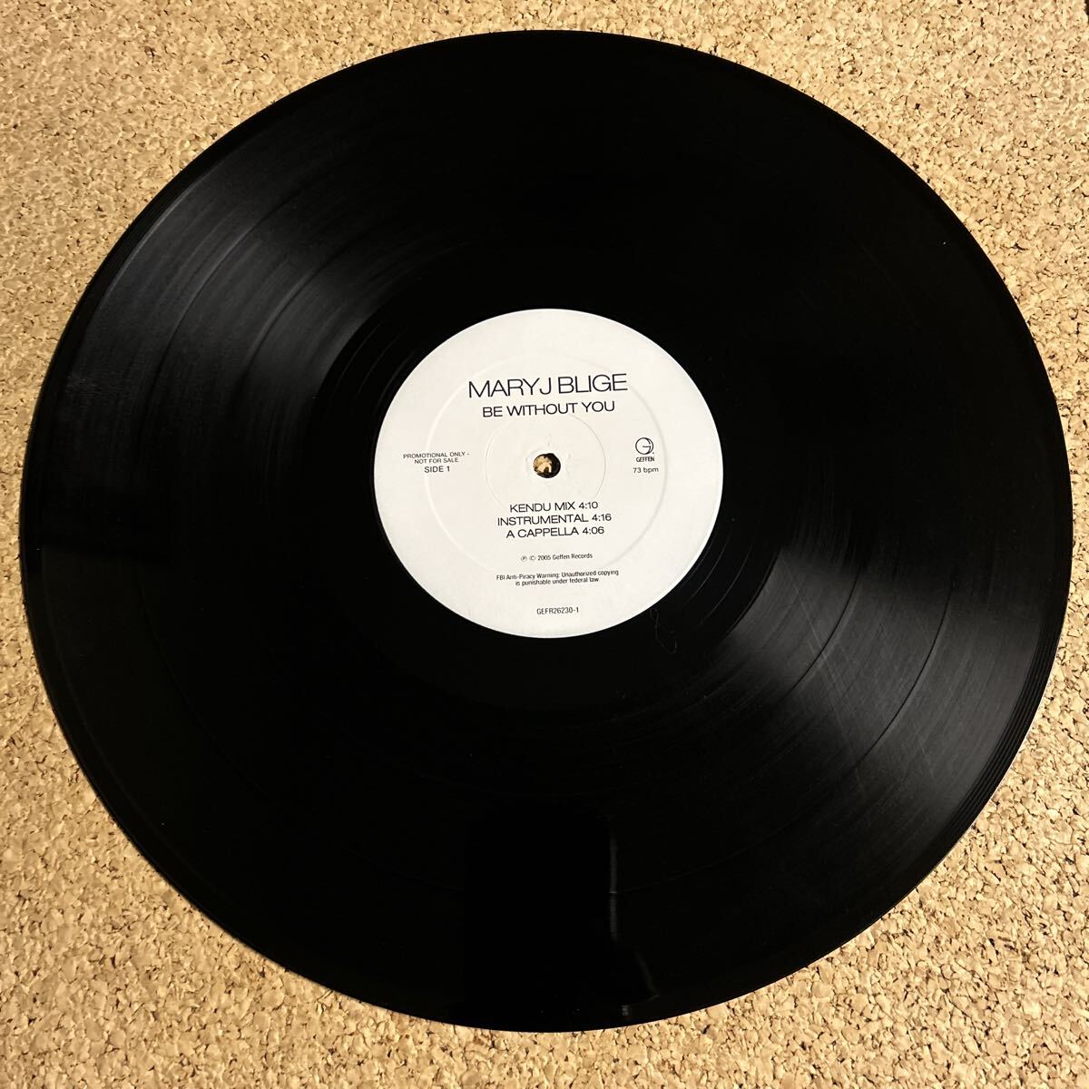 MARY J BLIGE / BE WITHOUT YOU (CLUB MIXES) LP レコード_画像3