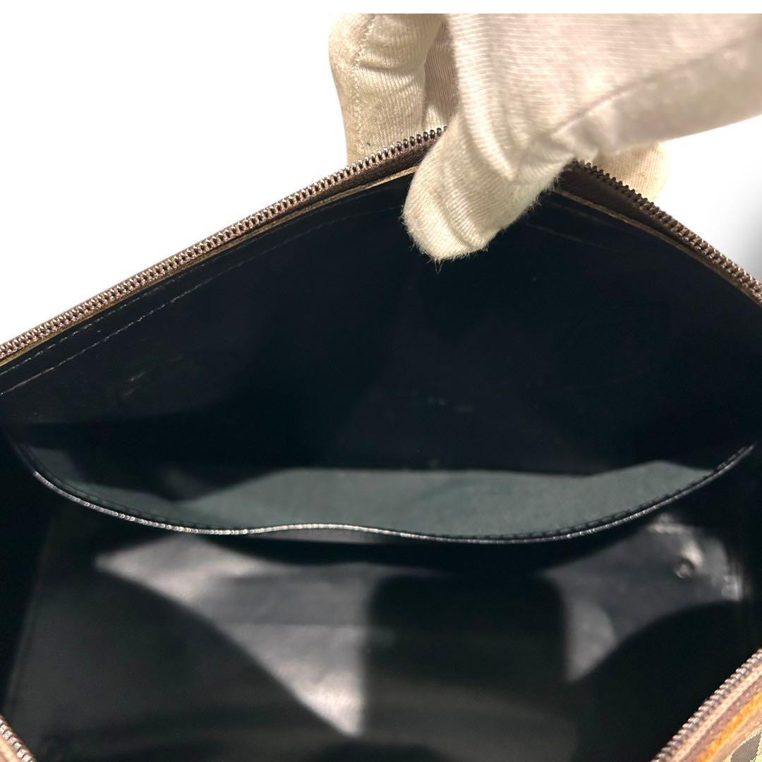 格安スタート 売り切り Burberry バーバリー ハンドバッグ ミニボストン ノバチェック 柄 ロゴ_画像7