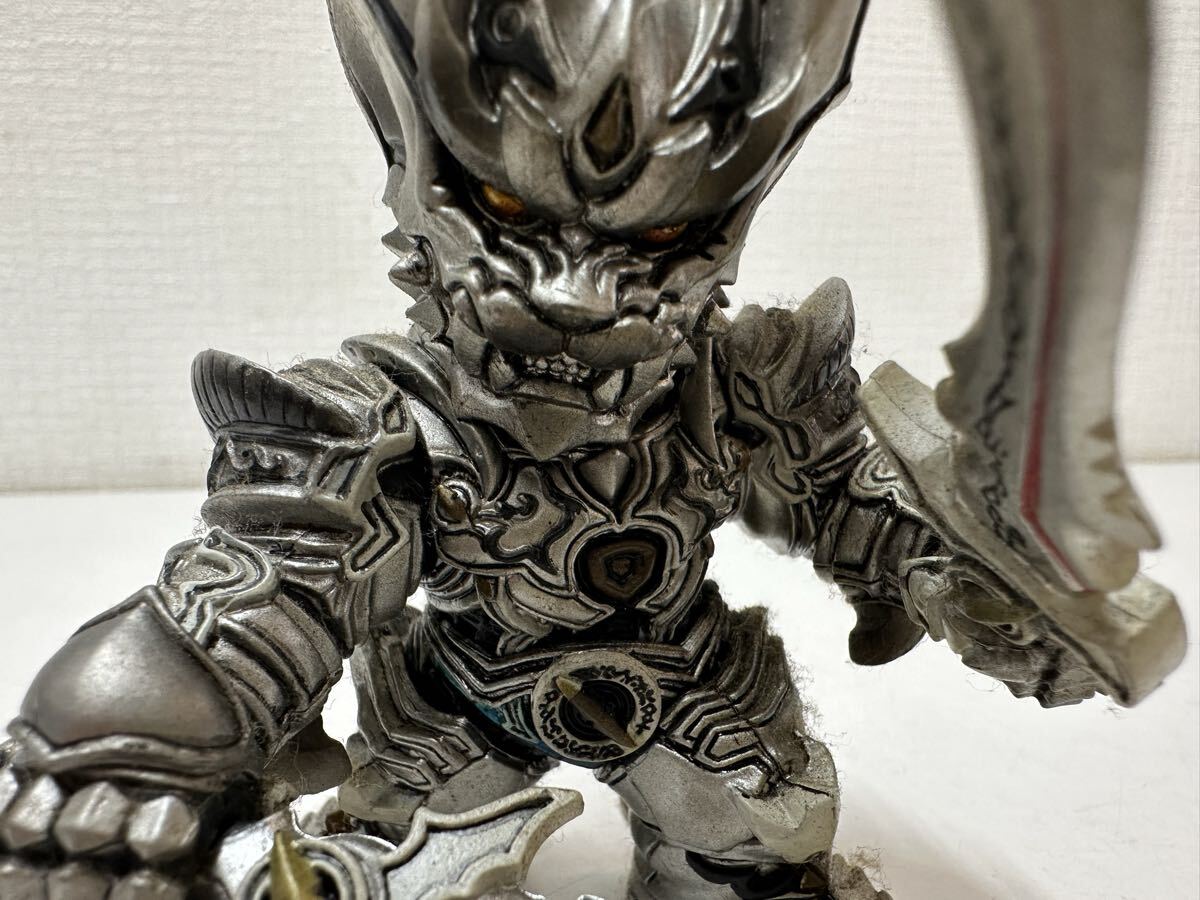 ☆無限堂☆ 牙狼　GARO デフォルメ魔戒コレクション 銀牙騎士ゼロ メッキ　約9cm 1円スタート　(060)_画像5