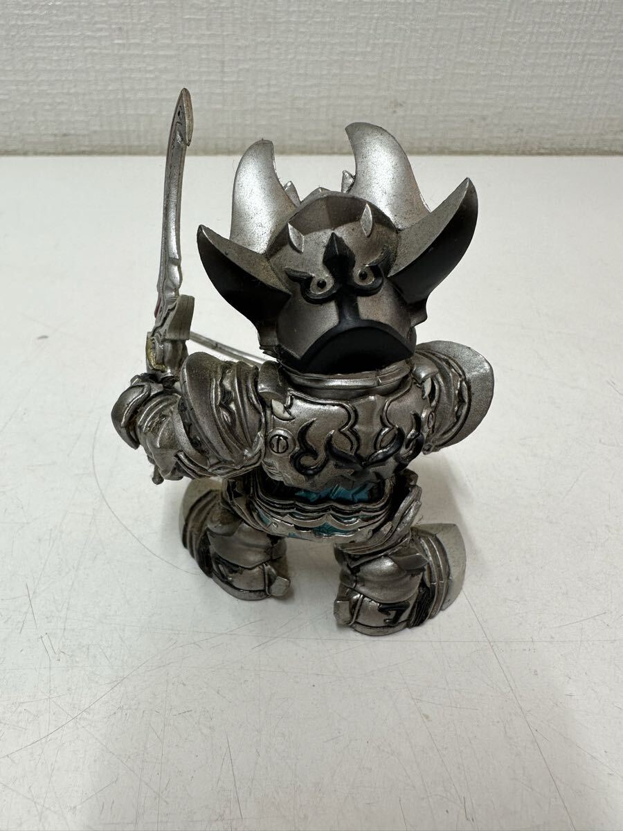 ☆無限堂☆ 牙狼　GARO デフォルメ魔戒コレクション 銀牙騎士ゼロ メッキ　約9cm 1円スタート　(060)_画像3