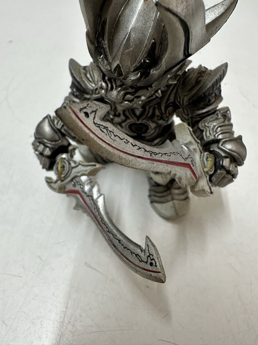 ☆無限堂☆ 牙狼　GARO デフォルメ魔戒コレクション 銀牙騎士ゼロ メッキ　約9cm 1円スタート　(060)_画像6