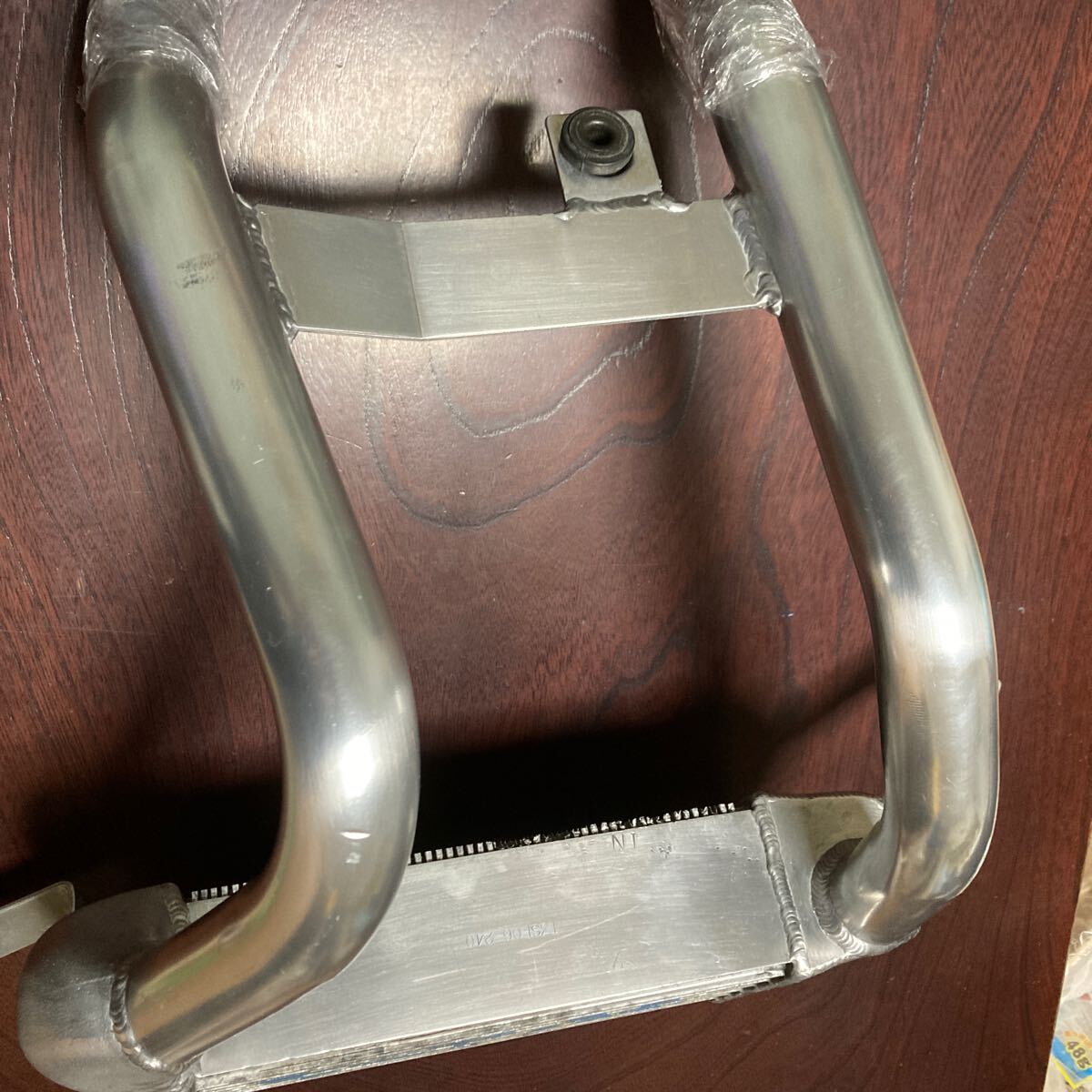 カプチーノEA11R EA21R t-tak前置きインタークーラー(ARC Brazing製造OEM商品)スズキ軽自動車 ターボ 流用 汎用 冷却装置 当時物 _画像4