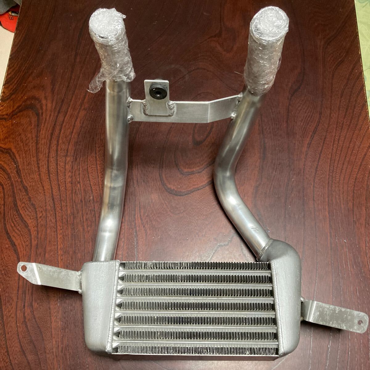 カプチーノEA11R EA21R t-tak前置きインタークーラー(ARC Brazing製造OEM商品)スズキ軽自動車 ターボ 流用 汎用 冷却装置 当時物 _画像6