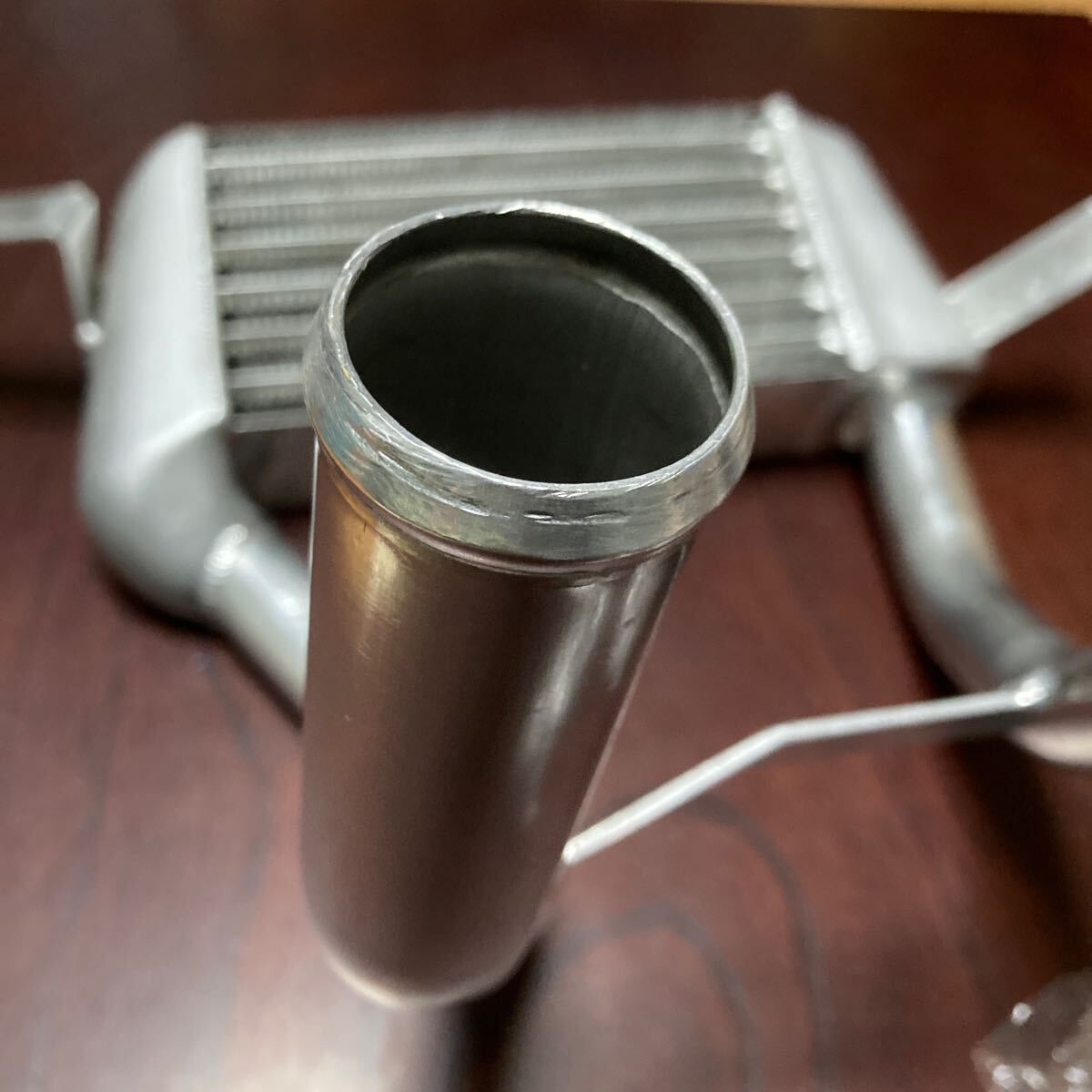 カプチーノEA11R EA21R t-tak前置きインタークーラー(ARC Brazing製造OEM商品)スズキ軽自動車 ターボ 流用 汎用 冷却装置 当時物 _画像9