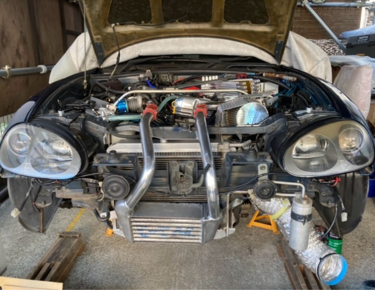 カプチーノEA11R EA21R t-tak前置きインタークーラー(ARC Brazing製造OEM商品)スズキ軽自動車 ターボ 流用 汎用 冷却装置 当時物 _画像1