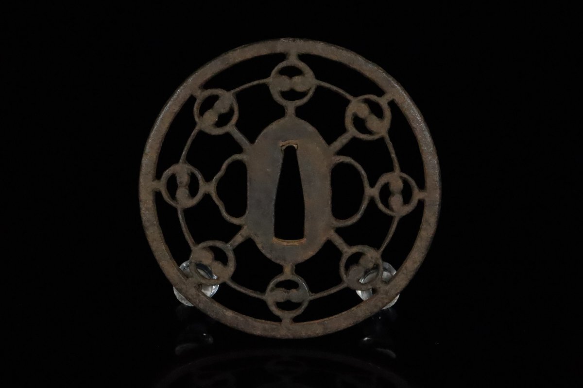 [ASAHI] название гарда меча специальный выпуск прекрасный ... гарда меча! Edo времена металлический . земля книга@. столица ...[7953ww]