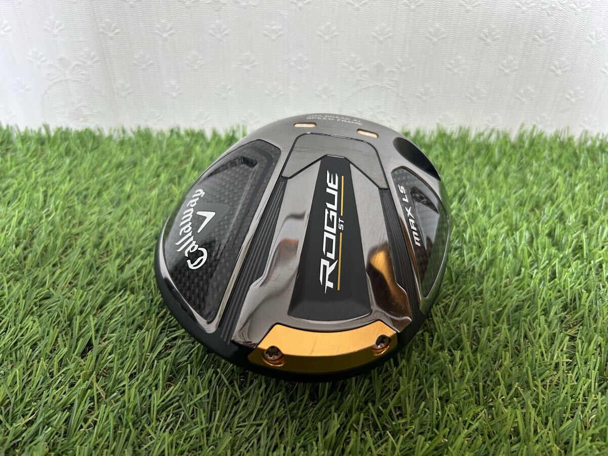 【美品】ROGUE ST MAX LS ドライバー用ヘッド単品9.0° 中古品☆ローグ MAX LS 9.0度 ヘッドカバー付帯☆翌日発送可☆ロースピンモデル☆_画像2