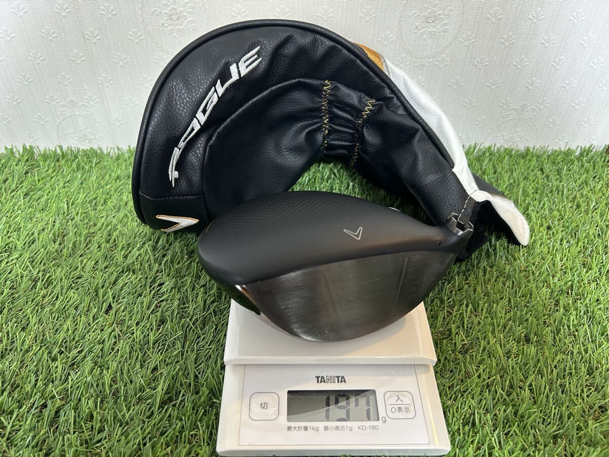 【美品】ROGUE ST MAX LS ドライバー用ヘッド単品9.0° 中古品☆ローグ MAX LS 9.0度 ヘッドカバー付帯☆翌日発送可☆ロースピンモデル☆_画像9