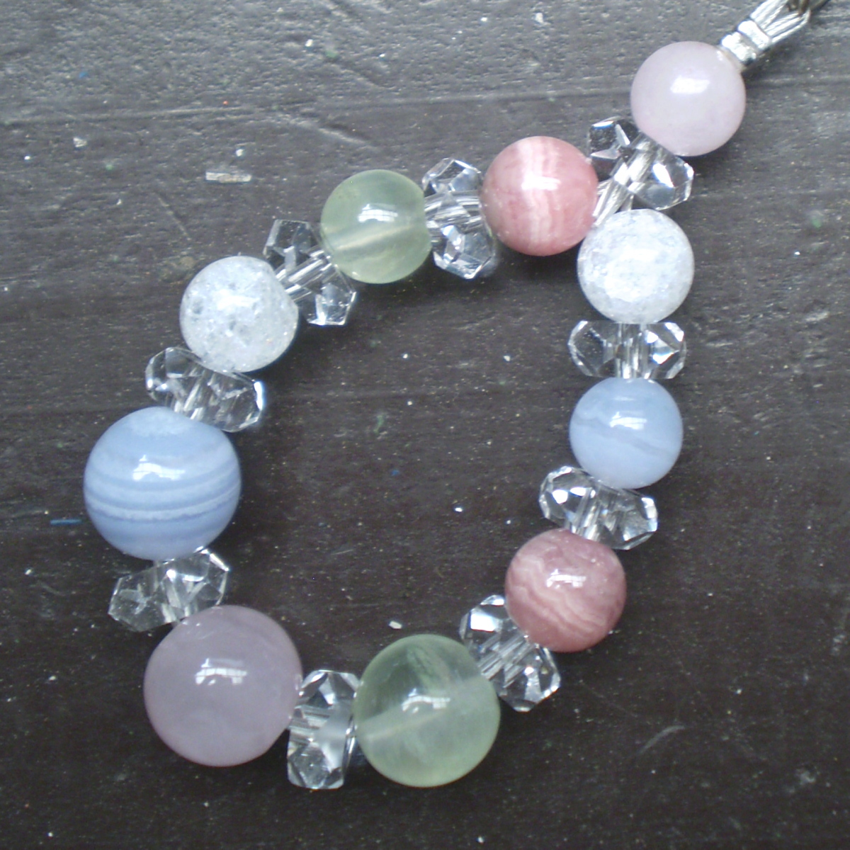  rose кварц x pre Night x голубой гонки ремешок натуральный камень Power Stone 