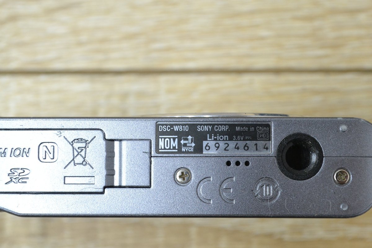 k1190■SONY ソニー■Cyber-Shot サイバーショット デジタルカメラ■DSC-W810■コンパクトデジタルカメラ_画像6