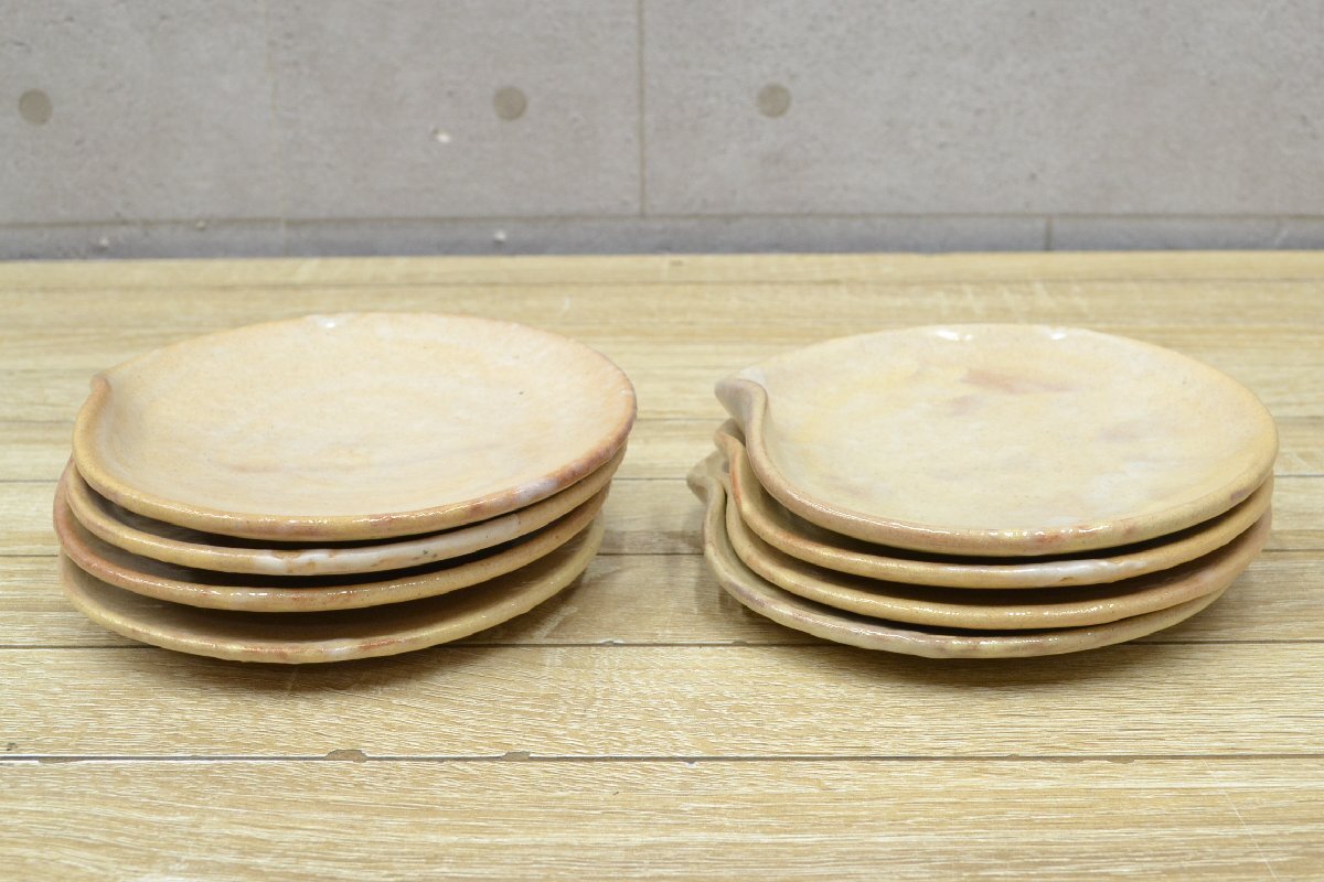 C2733# flat тарелка 8 покупатель комплект # для бизнеса японская посуда #. павильон * маленький кулинария * сломан .* японская кухня ресторан