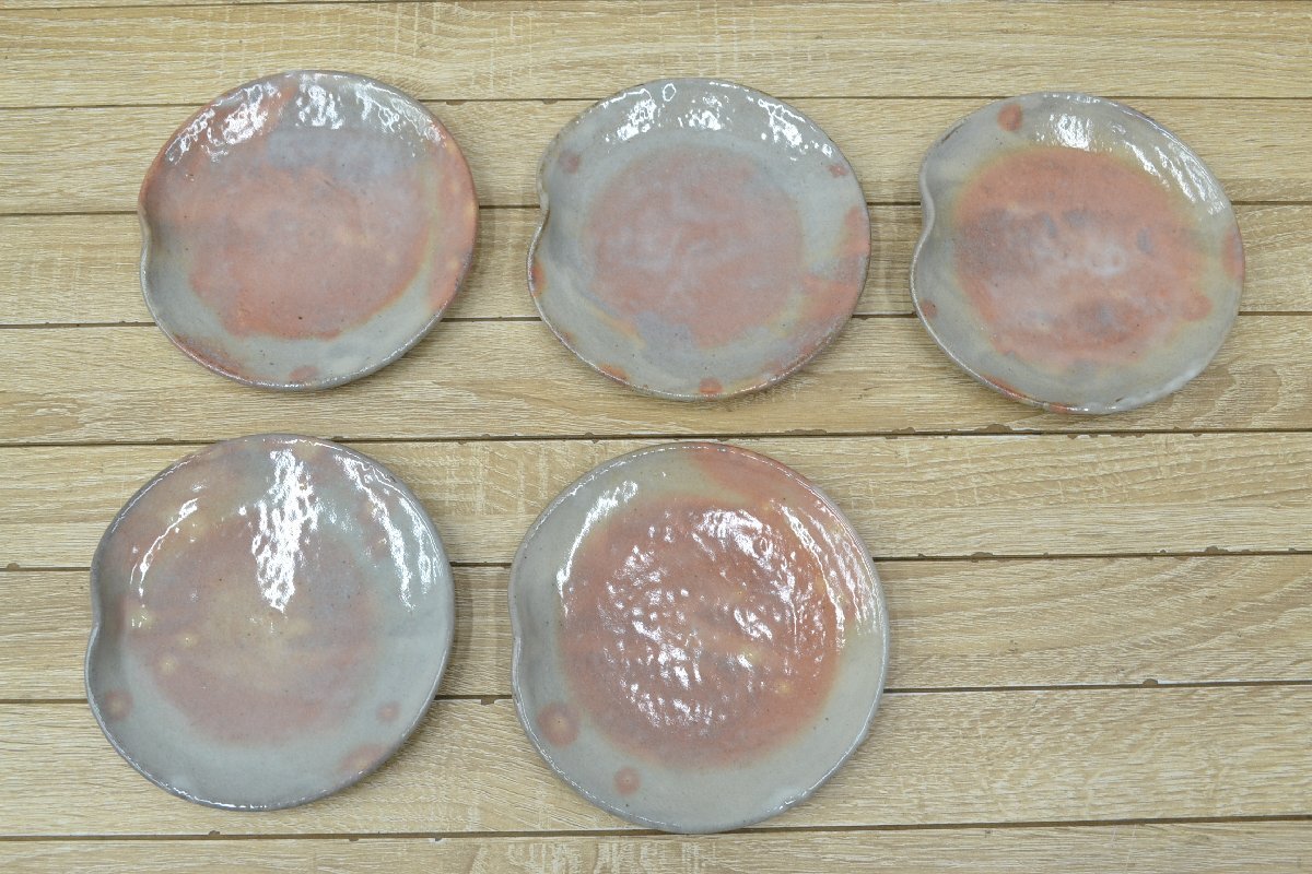 C2764# круг flat тарелка 5 покупатель комплект #. павильон * маленький кулинария * сломан .* японская кухня ресторан