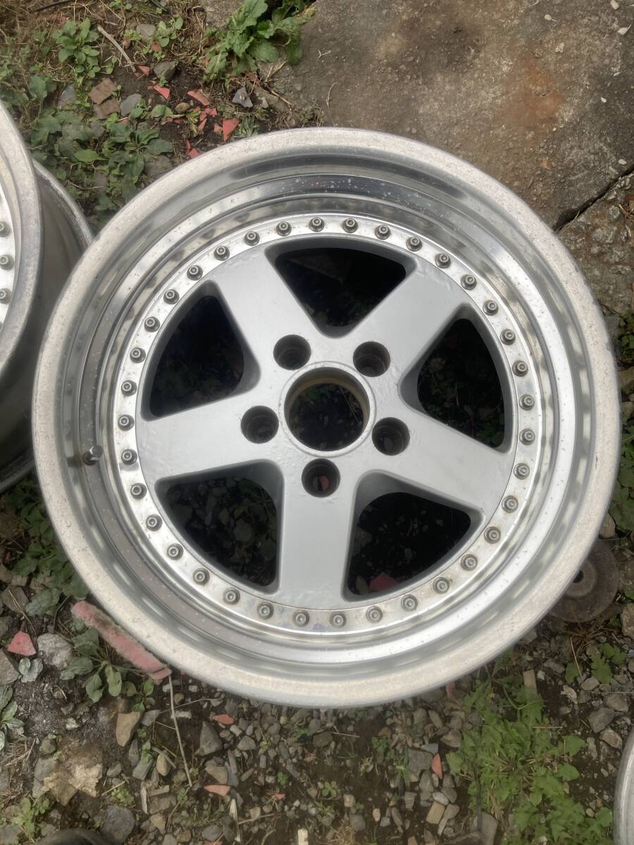 редкий глубокий обод 16 дюймовый 8J Work equip 2 шт 90's подлинная вещь work оборудовать