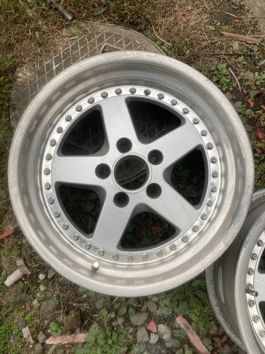 редкий глубокий обод 16 дюймовый 8J Work equip 2 шт 90's подлинная вещь work оборудовать