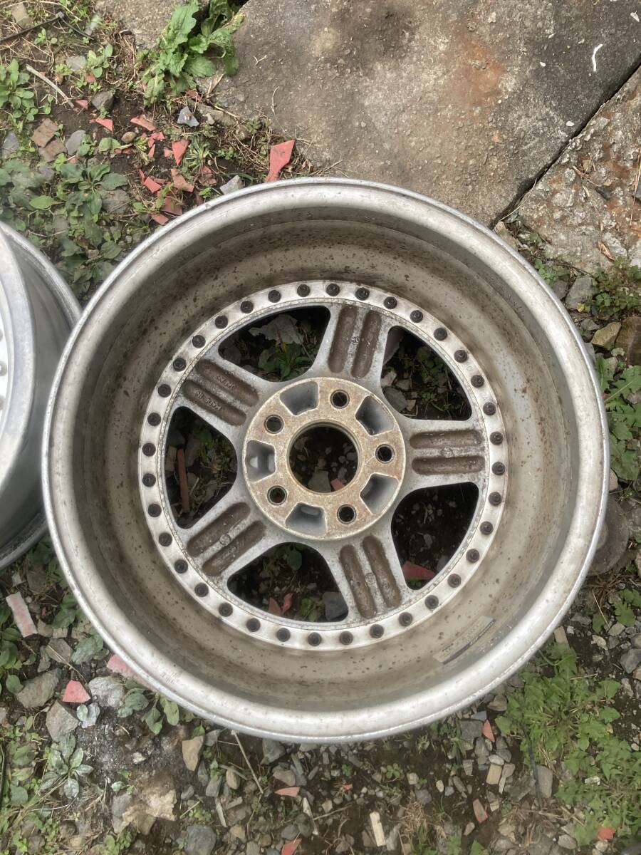 редкий глубокий обод 16 дюймовый 8J Work equip 2 шт 90's подлинная вещь work оборудовать