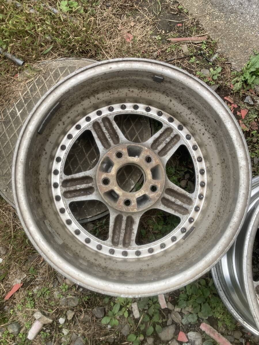 редкий глубокий обод 16 дюймовый 8J Work equip 2 шт 90's подлинная вещь work оборудовать