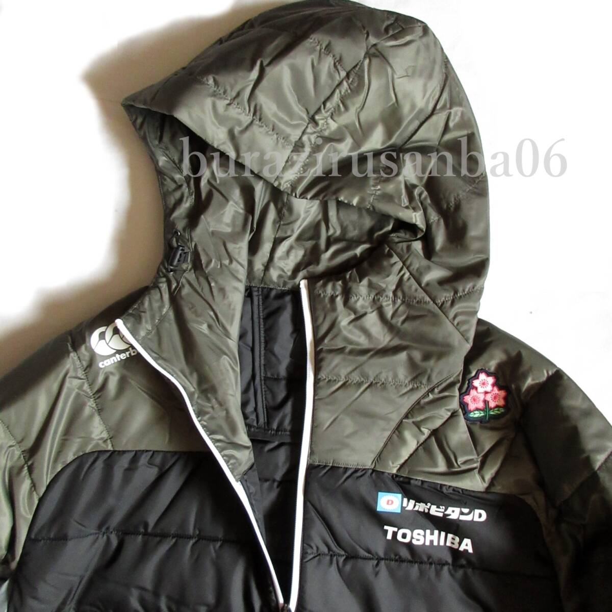 メンズ M◆未使用 定価73,700円 canterbury カンタベリー ラグビー日本代表モデル JAPAN ウォーマー ジャケット パンツ 軽量 中綿 防寒_画像5