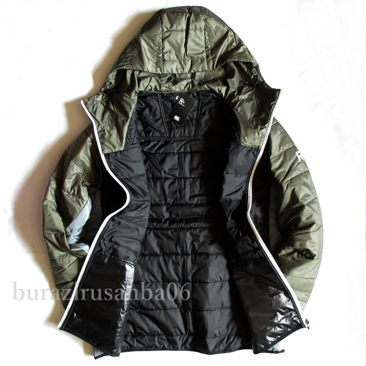 メンズ M◆未使用 定価73,700円 canterbury カンタベリー ラグビー日本代表モデル JAPAN ウォーマー ジャケット パンツ 軽量 中綿 防寒_画像6