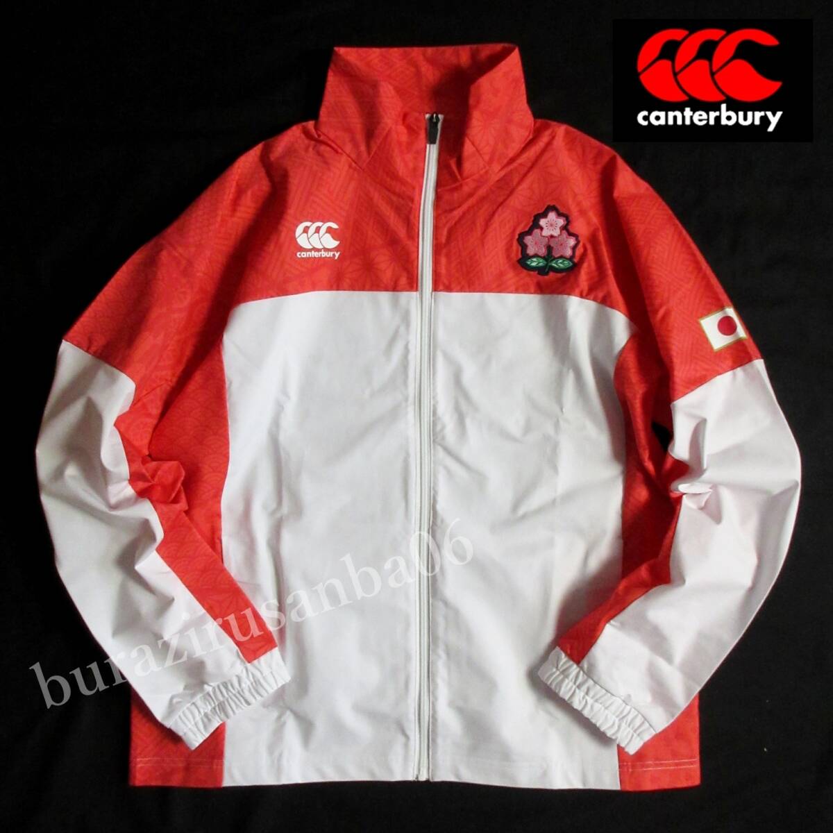 メンズ 3L 未使用 定価14,300円 カンタベリー ラグビー日本代表 オフィシャルライセンス JAPAN アールプラス デュアルジャケット RW73104JH_画像1