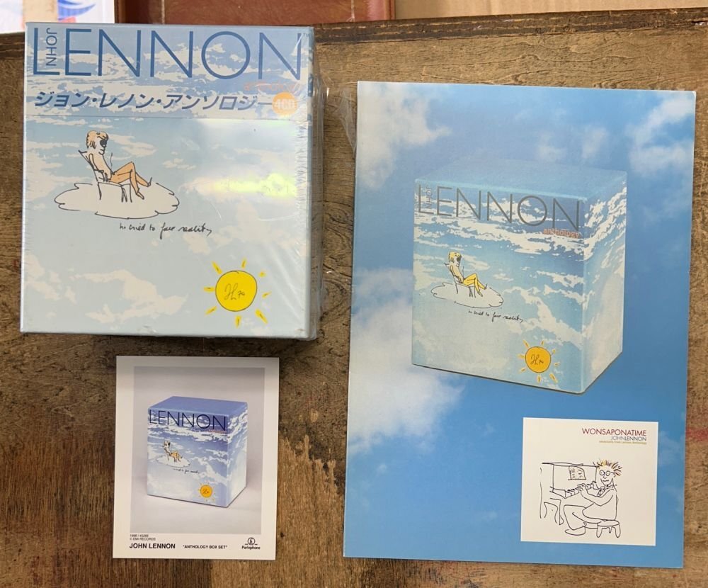 未開封新品☆ ジョン・レノン/アンソロジー プロモーションキット付き サンプル盤 見本盤 JOHN LENNON ANTHOLOGY TOCP-65002-05_画像1