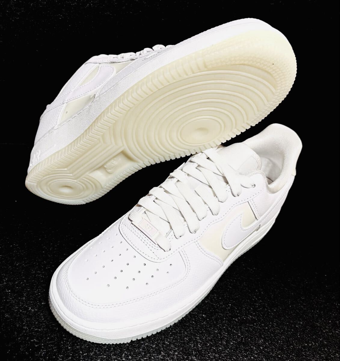 ☆送料込■新品26.0cm■ナイキ エア フォース 1 07 ホワイト/マルチカラー/ゴースト/レインボー NIKE 【定価.16500円】_画像6