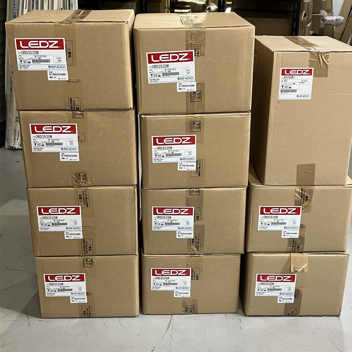 LEDダウンライト (10個セット) 遠藤照明 ORD3520W + RX298N1 φ200 ナチュラルホワイトタイプ サテイゴー_画像2