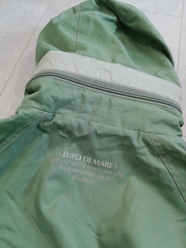 SINA COVA シナコバ LUPO DI MARE 取り外しフード付き マウンテンジャケット L/ナイロンジャケット/ブルゾン/メンズ/日本製/伊部_画像9