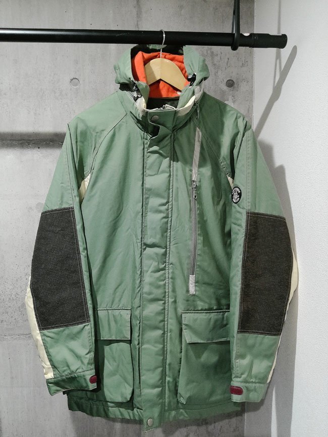 SINA COVA シナコバ LUPO DI MARE 取り外しフード付き マウンテンジャケット L/ナイロンジャケット/ブルゾン/メンズ/日本製/伊部_画像2