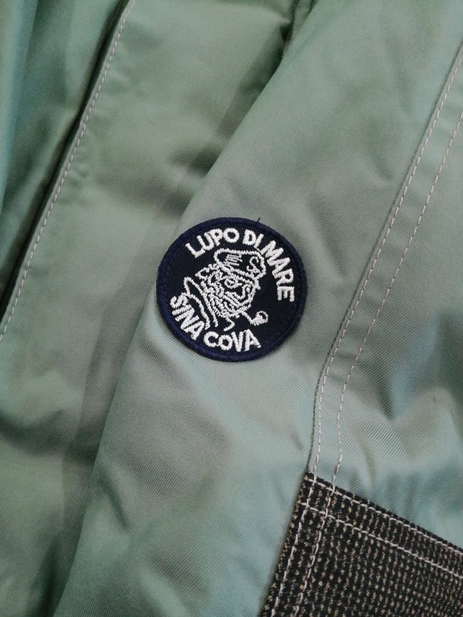 SINA COVA シナコバ LUPO DI MARE 取り外しフード付き マウンテンジャケット L/ナイロンジャケット/ブルゾン/メンズ/日本製/伊部_画像6