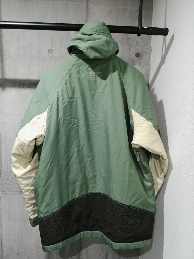 SINA COVA シナコバ LUPO DI MARE 取り外しフード付き マウンテンジャケット L/ナイロンジャケット/ブルゾン/メンズ/日本製/伊部_画像3