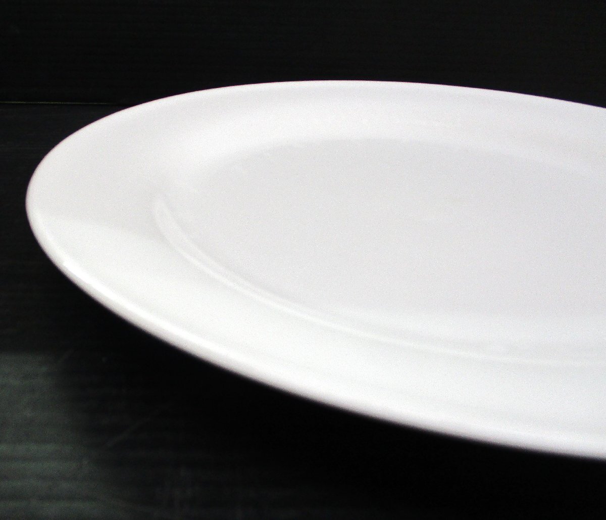 ディナー皿 ホワイトプレート 13枚 直径26x高さ2.3cm 中古 101682 ★_画像9