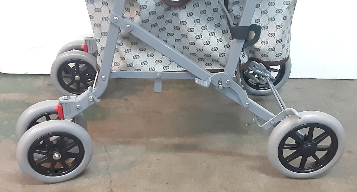  товары для ухода коляская для ходьбы коляска для пожилых складной тип общий через руль. высота регулировка есть поясница .. час. . машина тормоз есть не использовался 101709 *