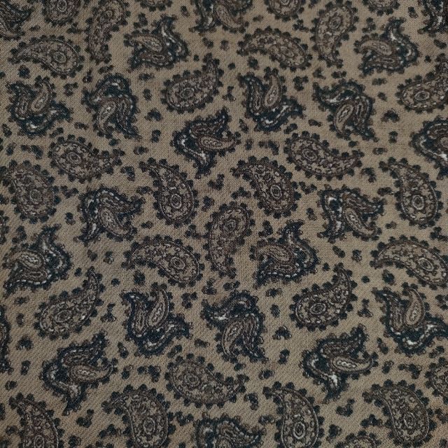 45R/45rpm ジンバネルのペイズリースタンドスモック ワンピース ベージュ フォーティーファイブアールピーエム 5-1013T 270220_画像4