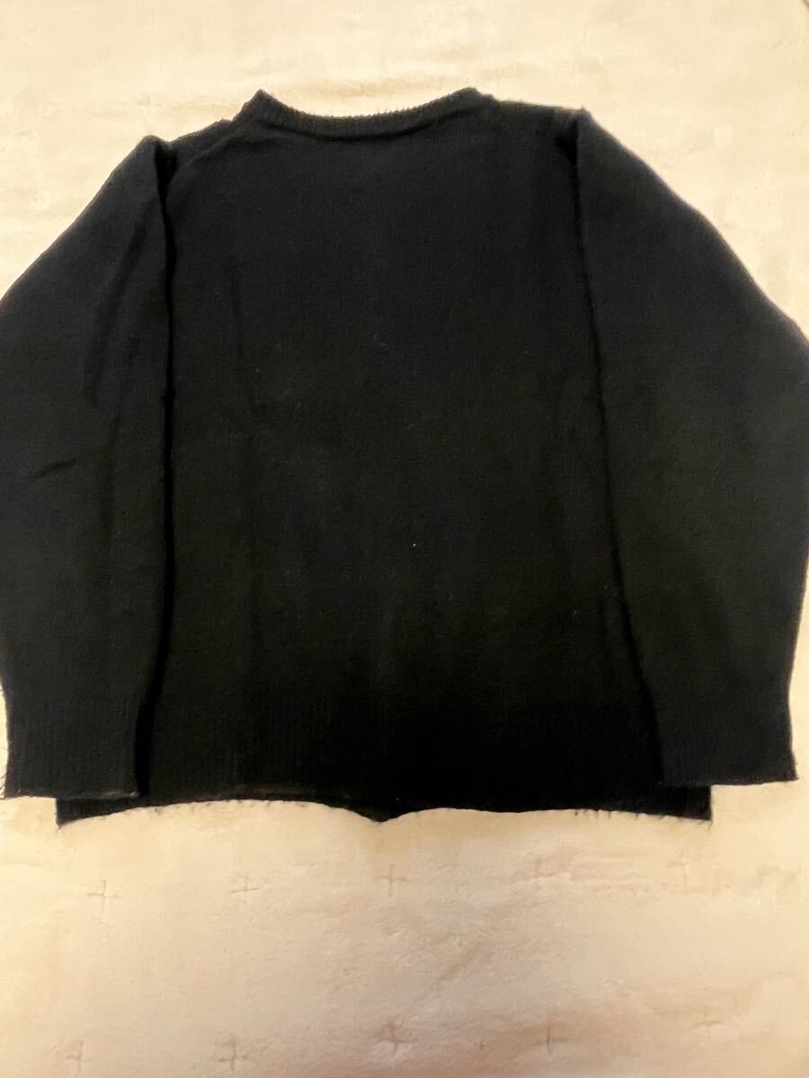 ★丸首カーディガン★　黒　L_画像3