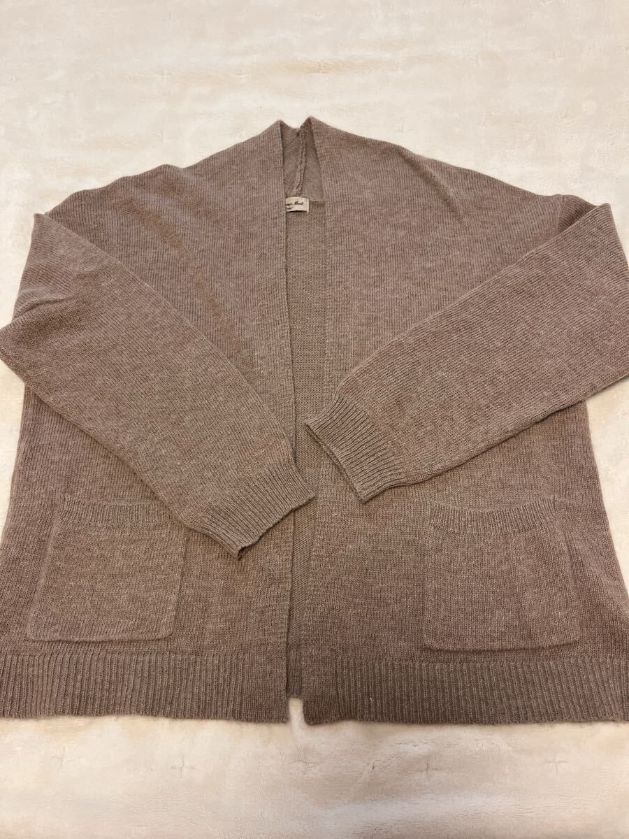 ★SM2★サマンサモスモス　　羽織カーディガン　薄茶色_画像1