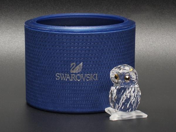 美品 スワロフスキー 置物 オブジェ フィギュリン ふくろう 1003319 SWAROVSKI_画像1