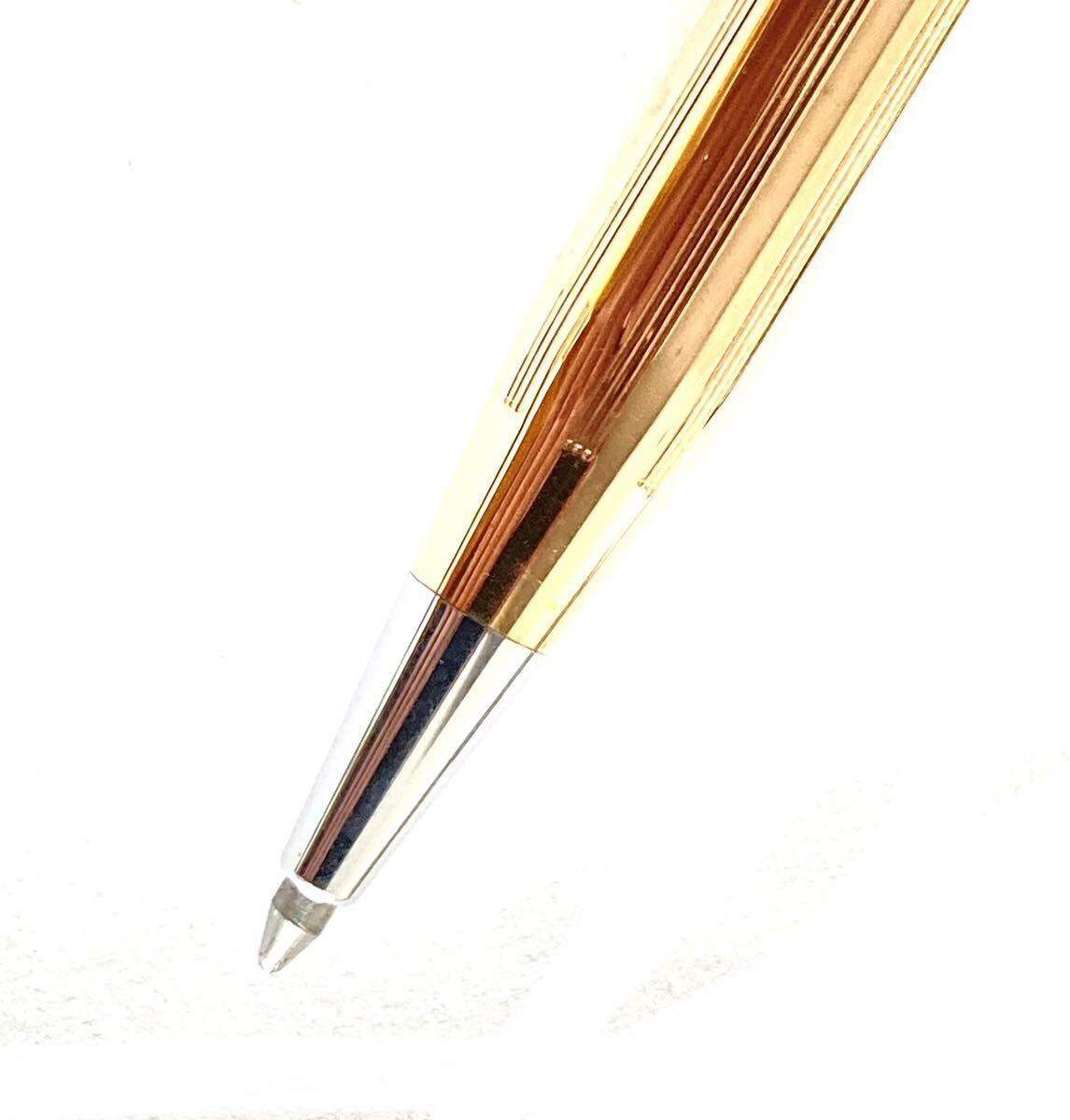 【超美品】 金高謄 CROSS クロス クラシックセンチュリー 14金張 旧ロゴ ボールペン 青純正リフィル付_画像8