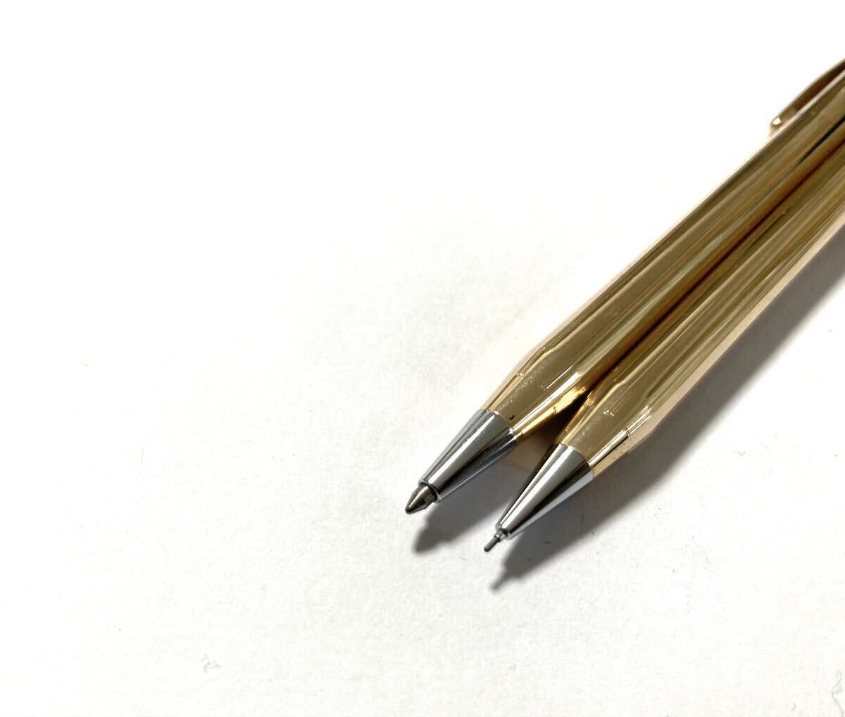 【美品】 CROSS クロス クラシックセンチュリー 14金張 ボールペン ペンシルセット　黒純正リフィル付_画像5