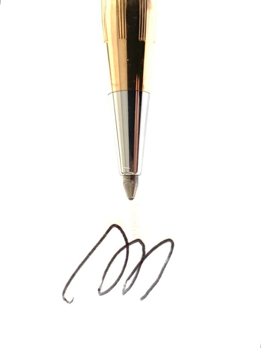 【超美品】 金高謄 CROSS クロス クラシックセンチュリー 14金張 旧ロゴ ボールペン 青純正リフィル付_画像9
