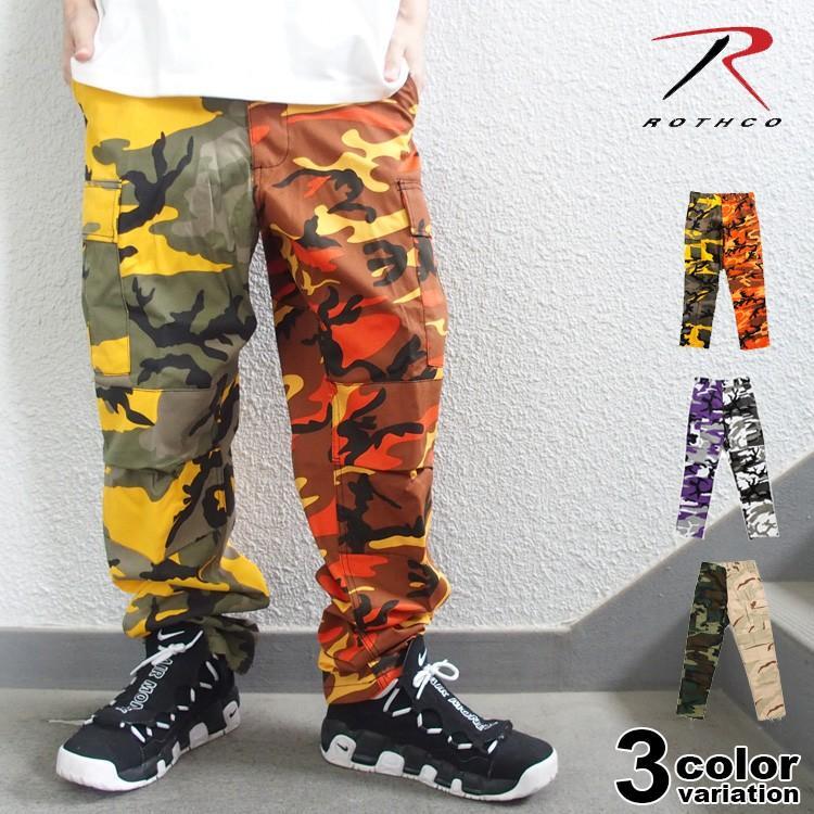 6L/表記3XL稀少サイズ/イエロー×オレンジ稀少カラー★ROTHCOロスコ迷彩カモフラカーゴパンツ/ビッグ大きいサイズミリタリーサバゲ―ダンス_画像4