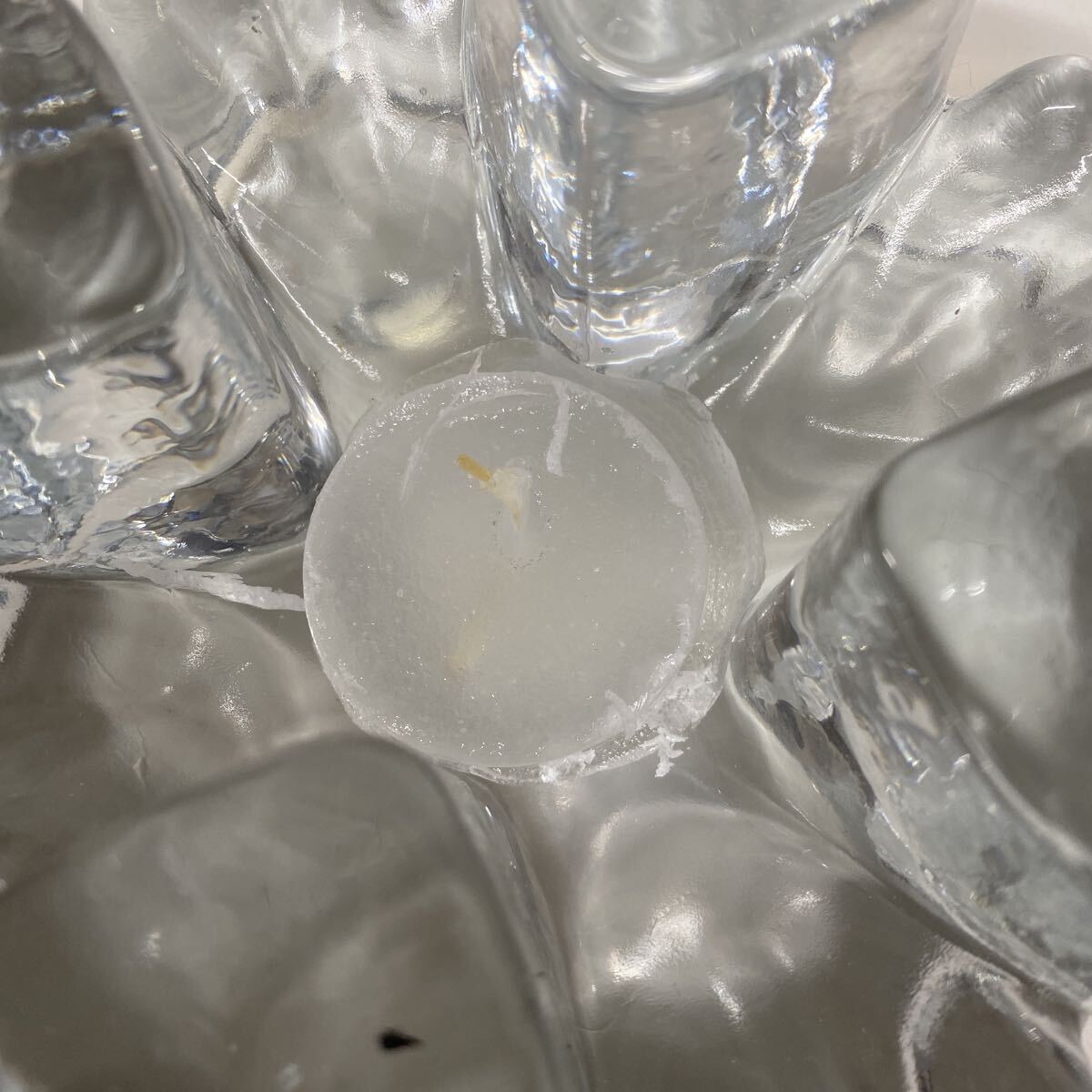 ☆ お得　ベルモンド belmondo ベルモンドハート型 キャンドル ウォーマー ドイツ製 2個セット 1個訳あり インテリア 置物 ヴィンテージ _画像5