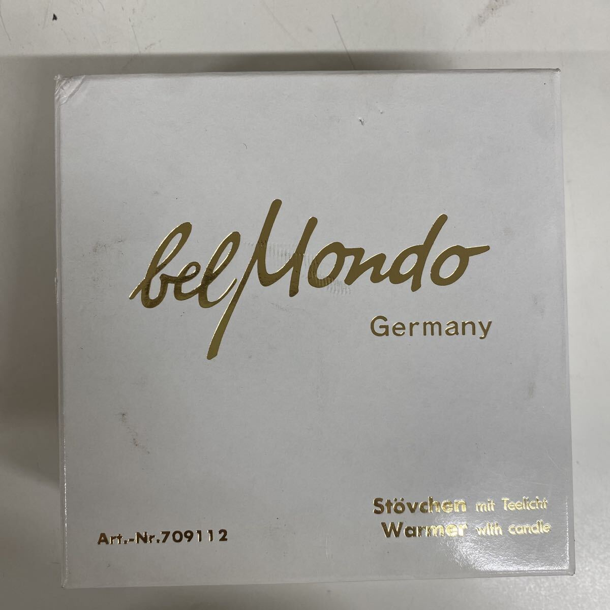 ☆ お得　ベルモンド belmondo ベルモンドハート型 キャンドル ウォーマー ドイツ製 2個セット 1個訳あり インテリア 置物 ヴィンテージ _画像6