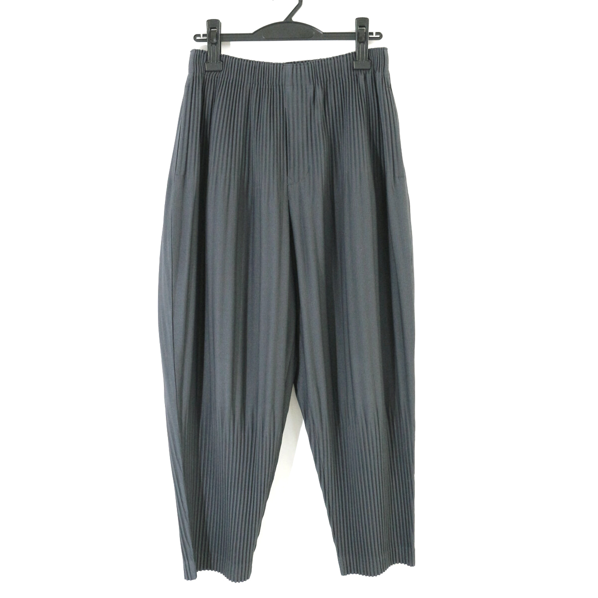 HOMME PLISSE ISSEY MIYAKE 22SS プリーツテーパードパンツ 1 HP21JF149 オムプリッセ イッセイミヤケ_画像1