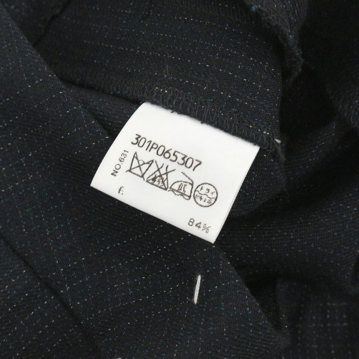 Maison Martin Margiela 2001AW カットオフデザイン絣ショートパンツ 40 301P065307 メゾンマルタンマルジェラ KOKONOE 白タグ_画像4