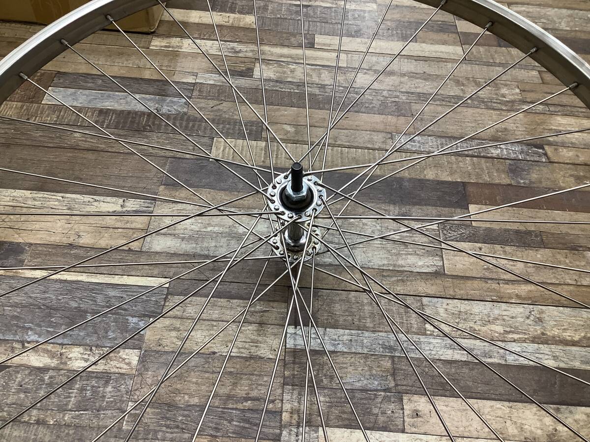 W105 YAMAHA PAS Natura L ヤマハ パス ナチュラ L(PA26NL)26インチ 電動アシスト自転車 前後ホイールセット 中古品_画像9