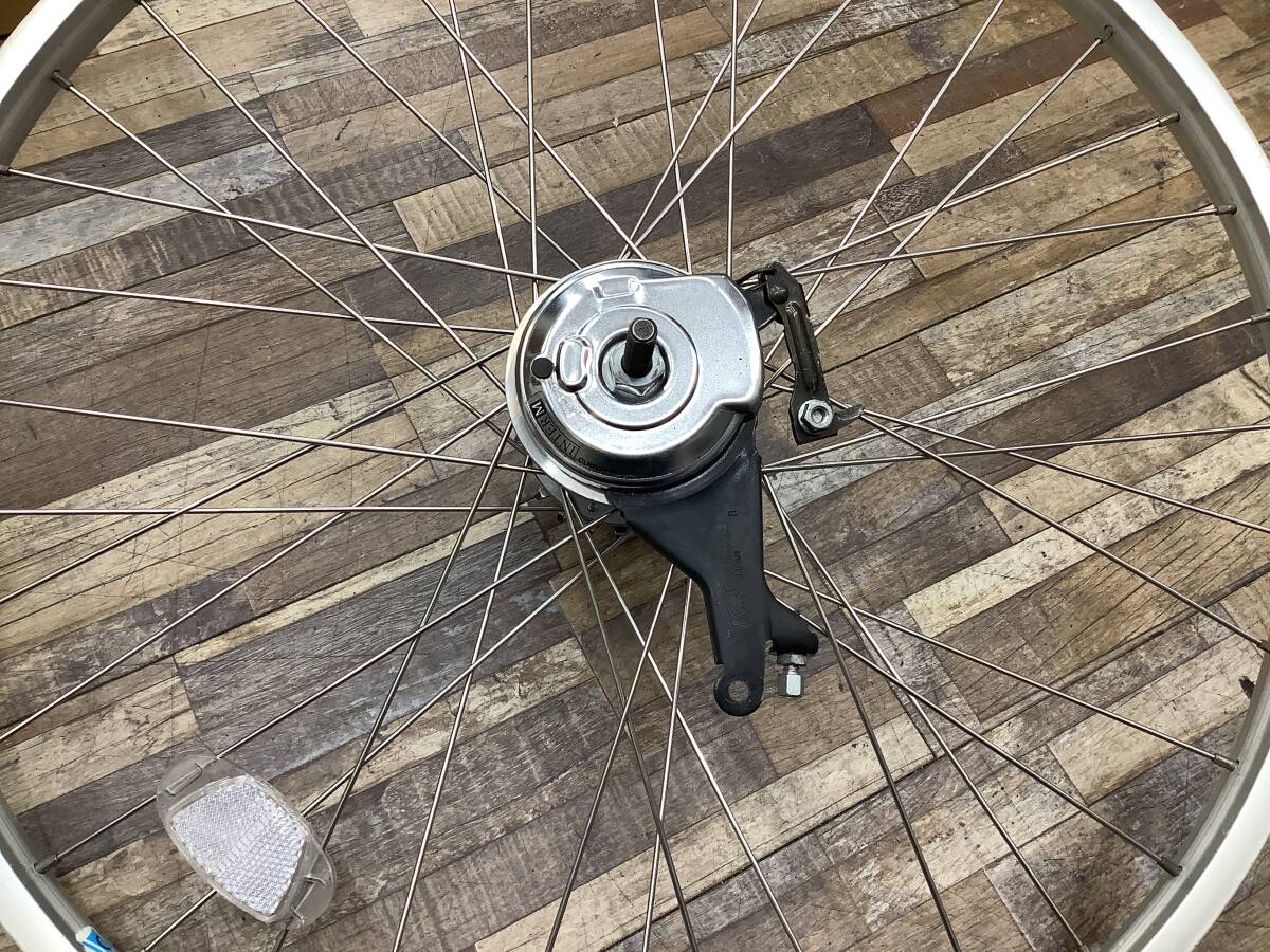 W108 Panasonic ALFIT ViVi パナソニック アルフィット ビビ(BE-EPX43K)26インチ 電動アシスト自転車 前後ホイールセット 中古品_画像3