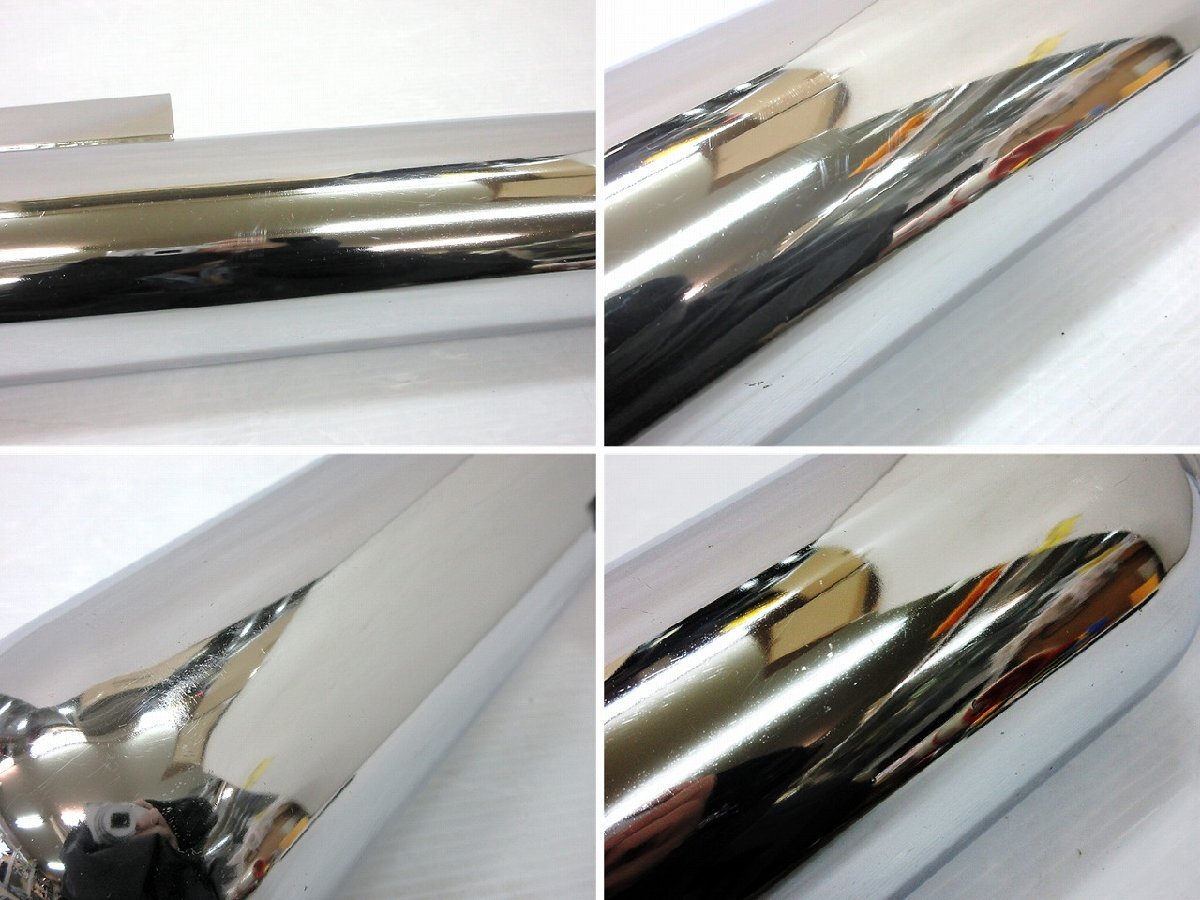 中古 ポッシュ W650 W1タイプ キャプトンマフラー 左側のみ スリップオンマフラー POSH_画像7