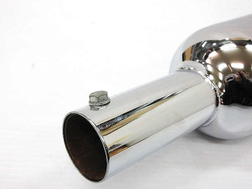 中古 ポッシュ W650 W1タイプ キャプトンマフラー 左側のみ スリップオンマフラー POSH_画像5