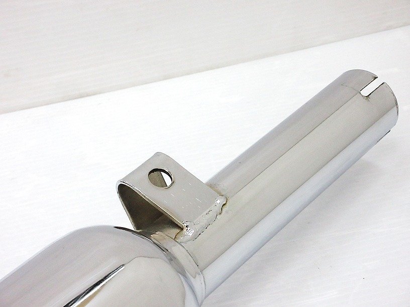 中古 ポッシュ W650 W1タイプ キャプトンマフラー 左側のみ スリップオンマフラー POSH_画像9