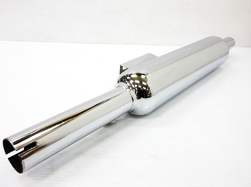 中古 ポッシュ W650 W1タイプ キャプトンマフラー 左側のみ スリップオンマフラー POSH_画像3